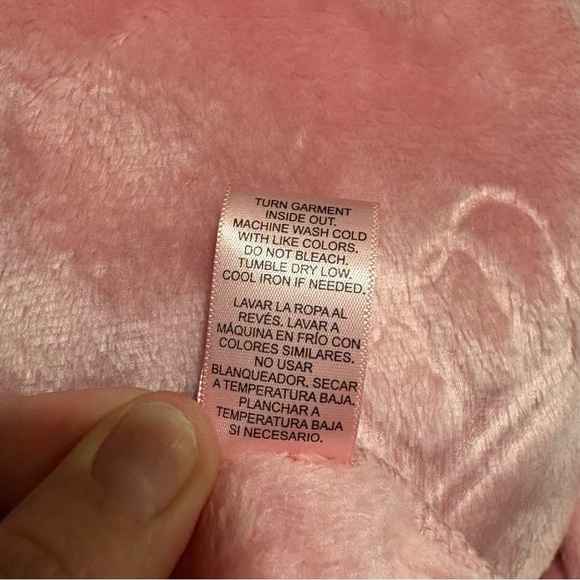NEW Pink Juicy Couture Logo Pink Robe NWOT Velour Large/X-large XL - Picture 12 of 13